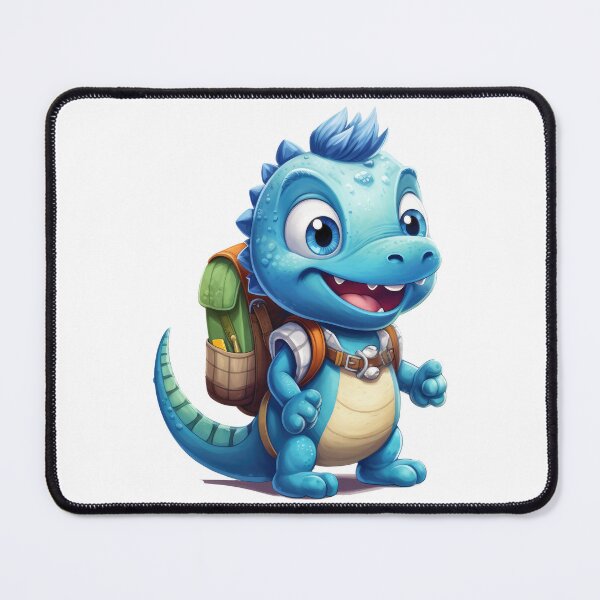 Item preview, Blue Dinosaur Back to School Adventure designed and sold by LunaPixelStudio.