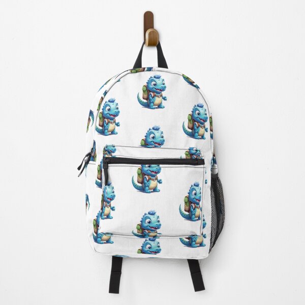 Item preview, Blue Dinosaur Back to School Adventure designed and sold by LunaPixelStudio.