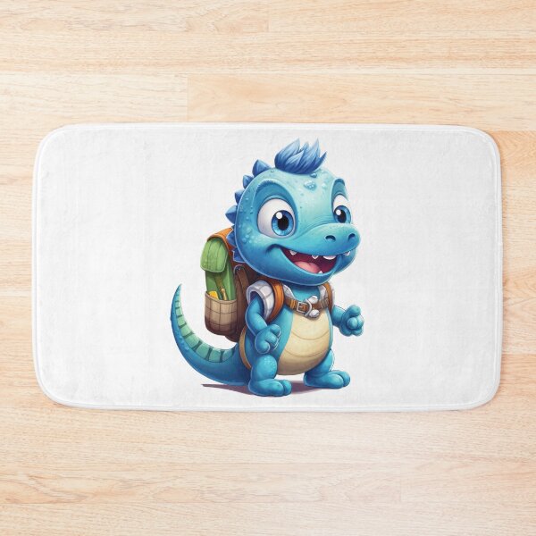 Item preview, Blue Dinosaur Back to School Adventure designed and sold by LunaPixelStudio.
