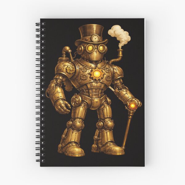 Item preview, Steampunk Gentleman Automaton – Brass Robot designed and sold by Papier Atelier Art.