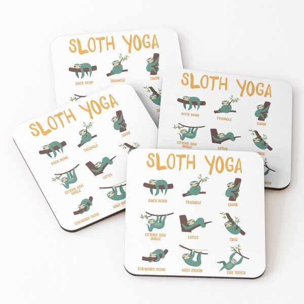 Item preview, Sloth Yoga, Funny Sloth, Sloth, Animal Lover, Cute Animal, Funny Yoga, Yoga, Adorable Animals  designed and sold by DesignDenDo ⭐⭐⭐⭐⭐.