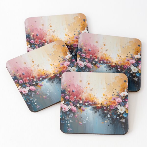 Item preview, Kawaii Dynamic Abstract Art Pieces Vibrant Color Patterns designed and sold by ART ATTACK ZONE.