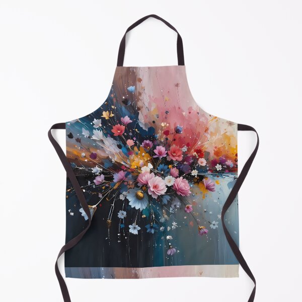 Aperçu de l'œuvre Œuvres d'art abstraites dynamiques Kawaii aux motifs de couleurs vibrantes créée et vendue par ART ATTACK ZONE.