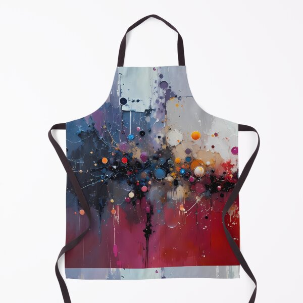 Aperçu de l'œuvre Œuvres d'art abstraites dynamiques pour Halloween : motifs aux couleurs vibrantes créée et vendue par ART ATTACK ZONE.