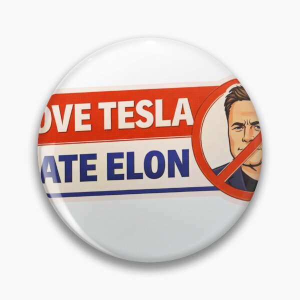Item preview, Love Tesla Hate Elon designed and sold by StickerMan17.