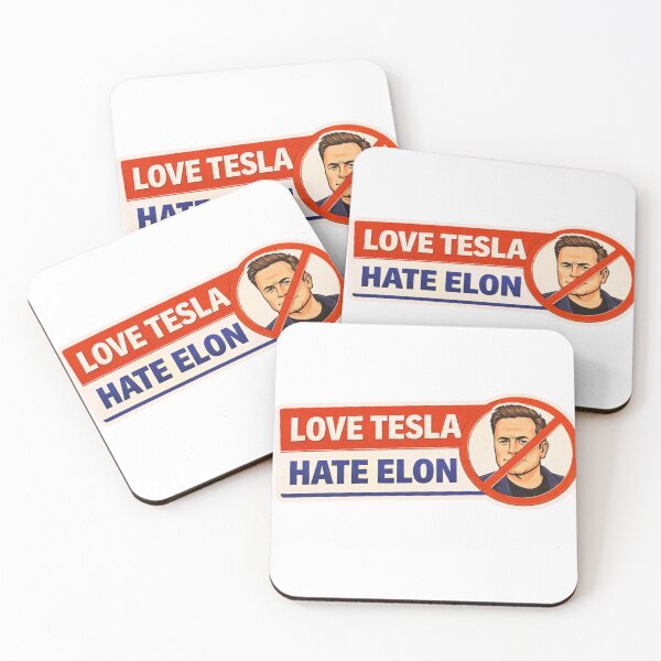 Item preview, Love Tesla Hate Elon designed and sold by StickerMan17.