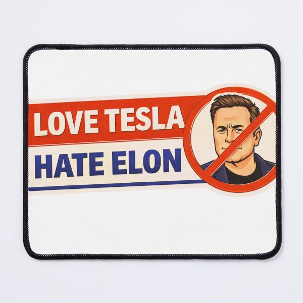 Item preview, Love Tesla Hate Elon designed and sold by StickerMan17.