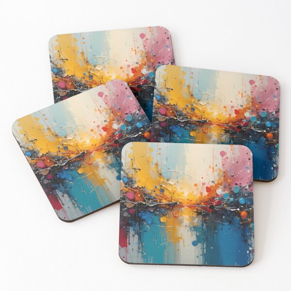 Item preview, Pop culture Abstract Art Pieces Vibrant Color Patterns designed and sold by ART ATTACK ZONE.