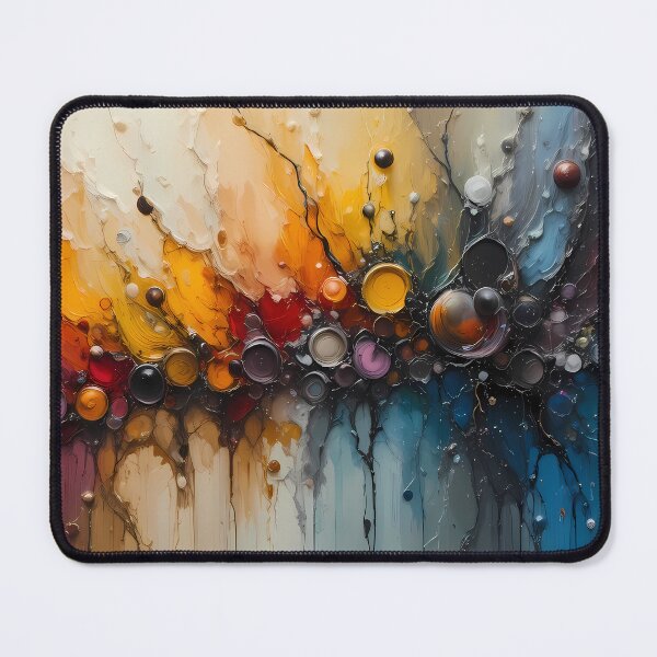 Item preview, Introvert Dynamic Abstract Art Pieces Vibrant Color Patterns designed and sold by ART ATTACK ZONE.