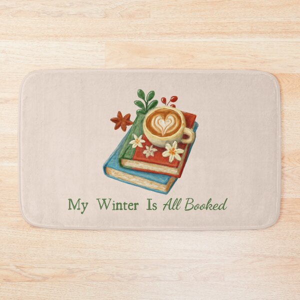 Item preview, My Winter Is All Booked Reading Quote designed and sold by Inkworksbyshery.