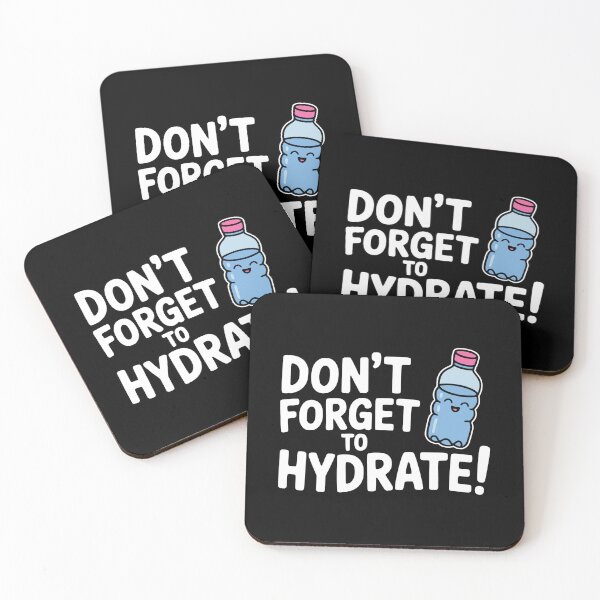 Item preview, Don't Forget To Hydrate! Funny Water Bottle Pun designed and sold by PMCreative.