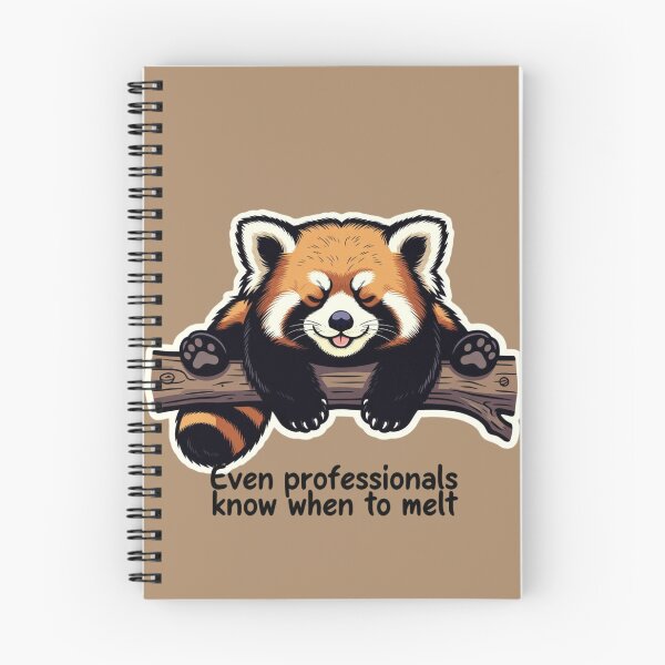 Item preview, Just Hanging On ♡ Sleepy Red Panda  designed and sold by SilentPowerArt.