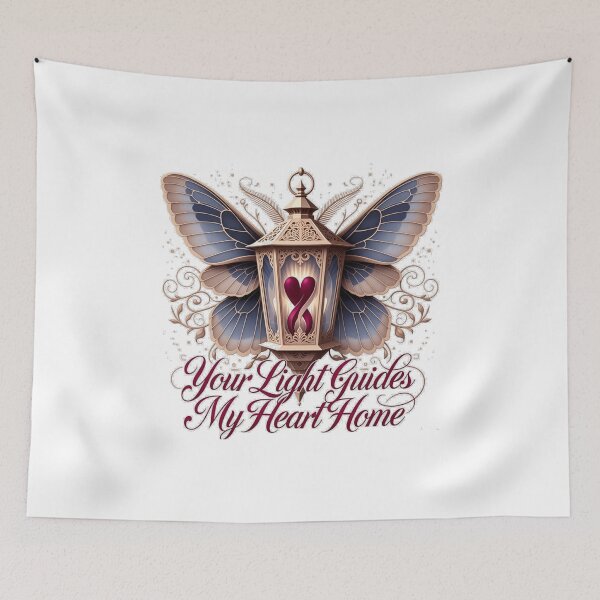 Item preview, Your Light Guides My Heart Home Lantern Gifts T-Shirt | Eternal Flame Romance Emblem Tee | Intricate Affection Collection designed and sold by YMLux.