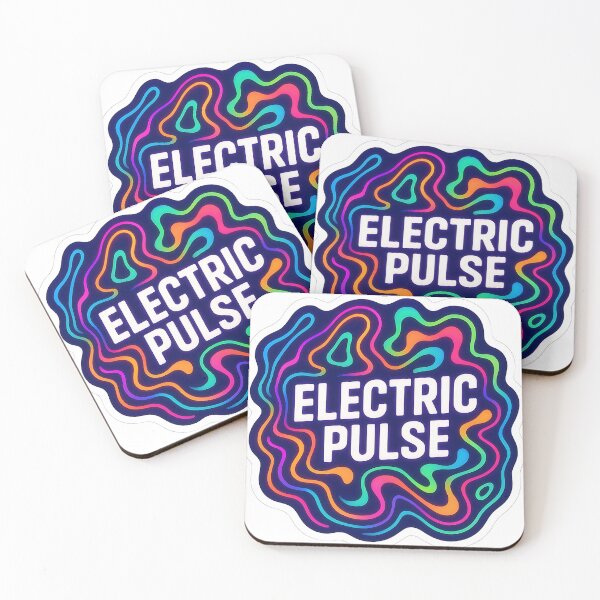 Item preview, Electric Pulse – Psychedelic Neon Energy Music Art designed and sold by |TRSSHOP|.