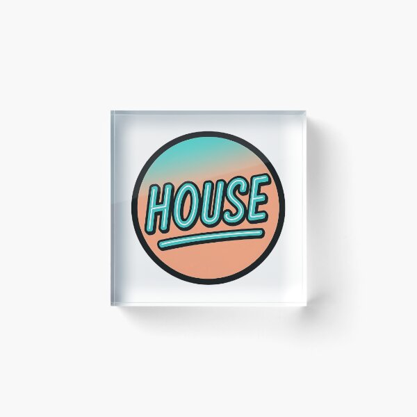 Item preview, House Music – Clean Retro Electronic Club Design designed and sold by |TRSSHOP|.