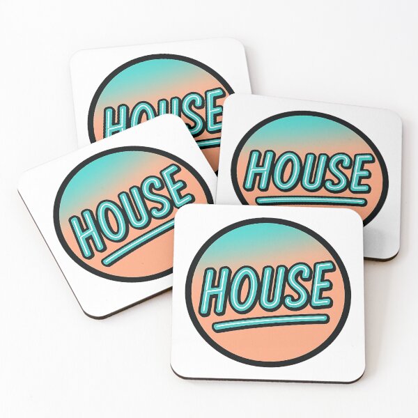 Item preview, House Music – Clean Retro Electronic Club Design designed and sold by |TRSSHOP|.