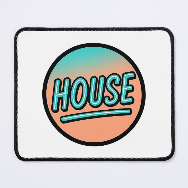 Item preview, House Music – Clean Retro Electronic Club Design designed and sold by |TRSSHOP|.