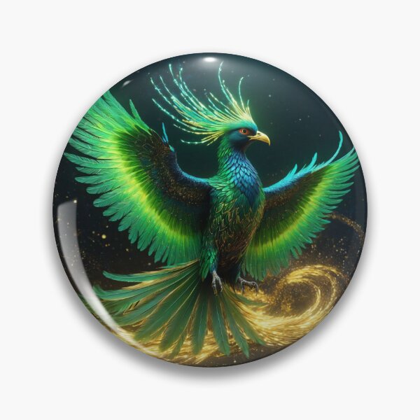 Item preview, Celestial Phoenix Glowing Fantasy Bird Art designed and sold by stuartsemporium.