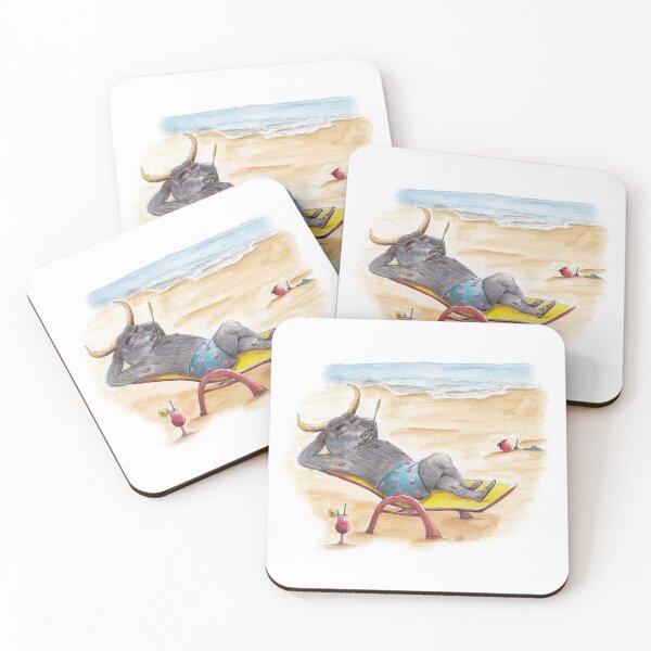 Item preview, The bull at the beach designed and sold by mlppassionart.