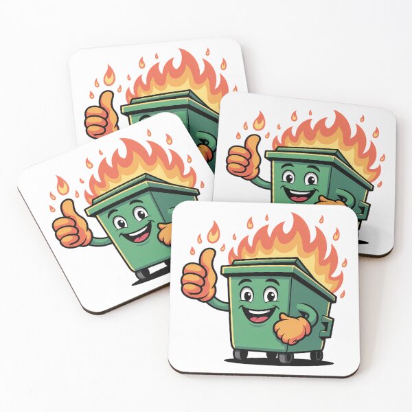 Item preview, This Is Fine Everything Is Fine Dumpster Fire Funny Chaos designed and sold by GiftsForge.