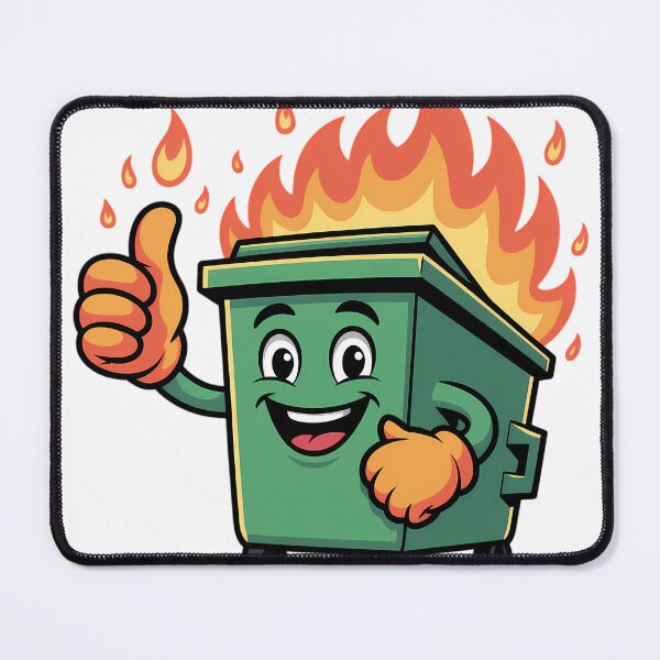 Item preview, This Is Fine Everything Is Fine Dumpster Fire Funny Chaos designed and sold by GiftsForge.