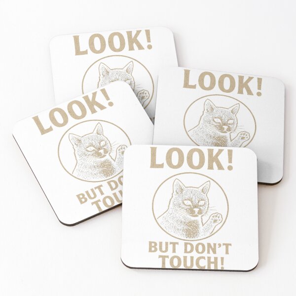 Item preview, Look But Don't Touch Cat designed and sold by buycostarica.