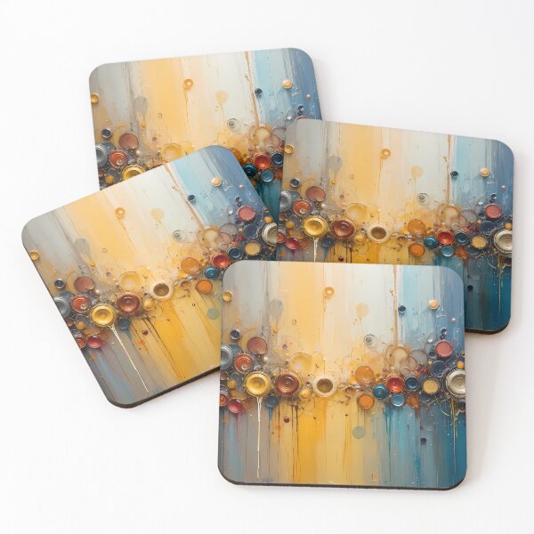 Item preview, Typography Dynamic Abstract Art Pieces Vibrant Color Patterns designed and sold by ART ATTACK ZONE.