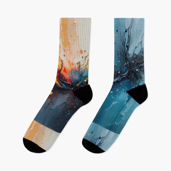 Item preview, Motivational Dynamic Abstract Art Pieces Vibrant Color Patterns designed and sold by ART ATTACK ZONE.