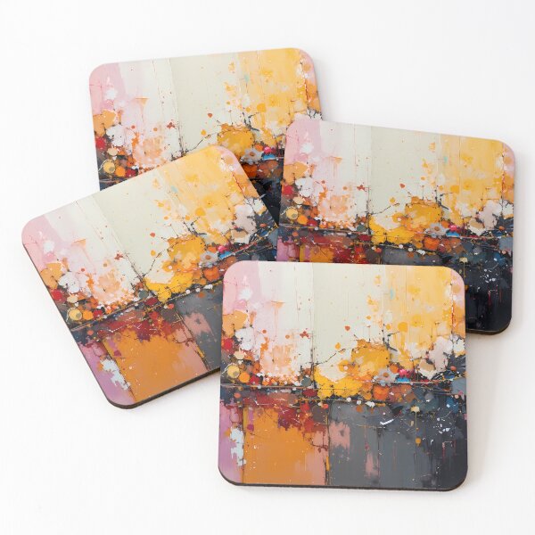 Item preview, Moon Dynamic Abstract Art Pieces Vibrant Color Patterns designed and sold by ART ATTACK ZONE.