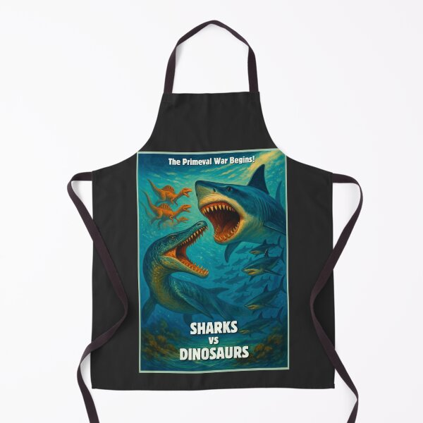 Item preview, Sharks vs Dinosaurs - Mosasaurus Against Megalodon - Creature Feature designed and sold by FilMate.