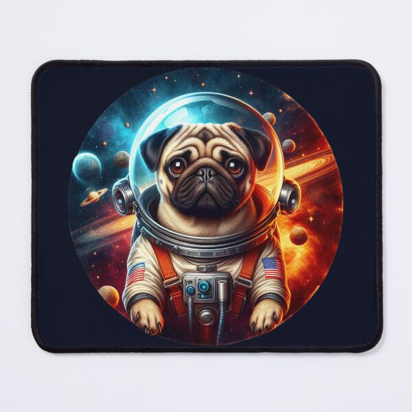 Item preview, Space Pug Astronaut Cute Dog in Galaxy Adventure Tee designed and sold by Kmcantley.