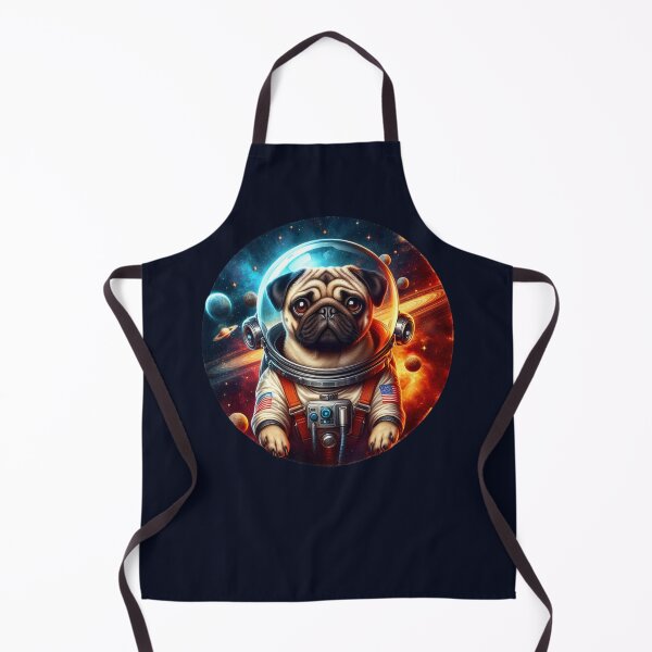 Item preview, Space Pug Astronaut Cute Dog in Galaxy Adventure Tee designed and sold by Kmcantley.