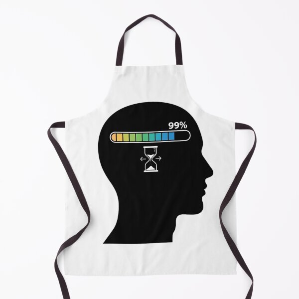 Item preview, Brain Loading Please Wait Funny Slow Thinking Error Humor designed and sold by GiftsForge.