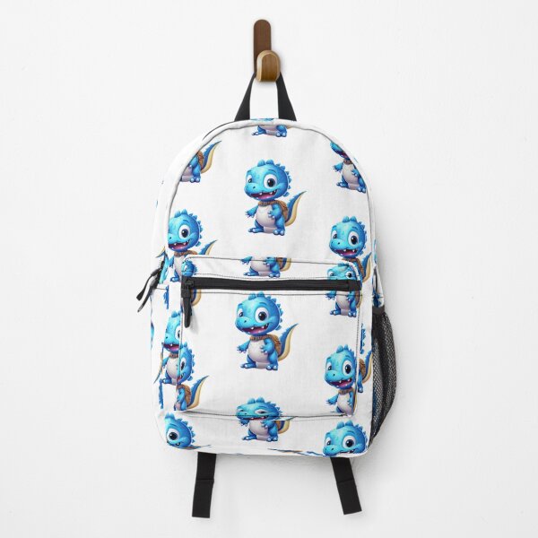 Item preview, Cute Blue Baby Dinosaur Back to School designed and sold by LunaPixelStudio.
