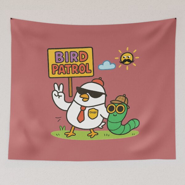 Item preview, Bird Patrol HQ designed and sold by Wobble Studio.