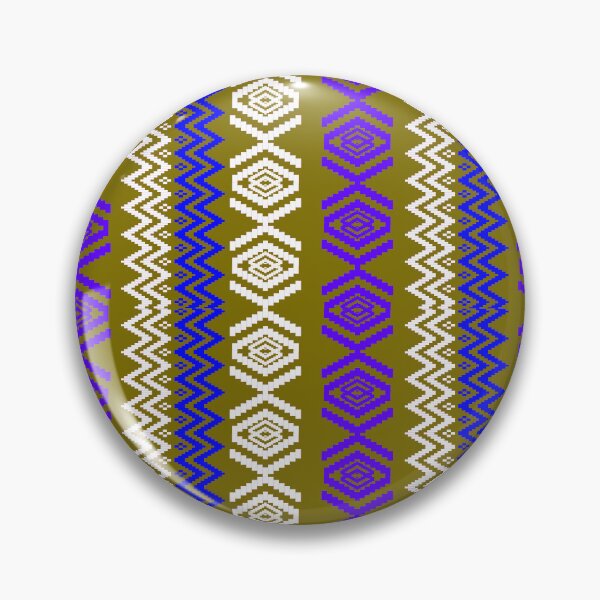 Item preview, Ethnic style pattern - purple on green designed and sold by Sukjai@Design.
