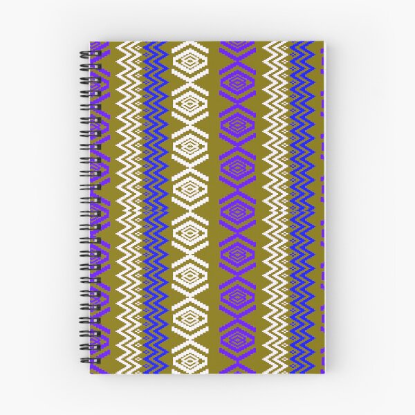 Item preview, Ethnic style pattern - purple on green designed and sold by Sukjai@Design.
