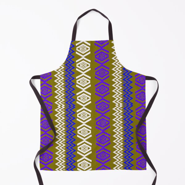 Item preview, Ethnic style pattern - purple on green designed and sold by Sukjai@Design.
