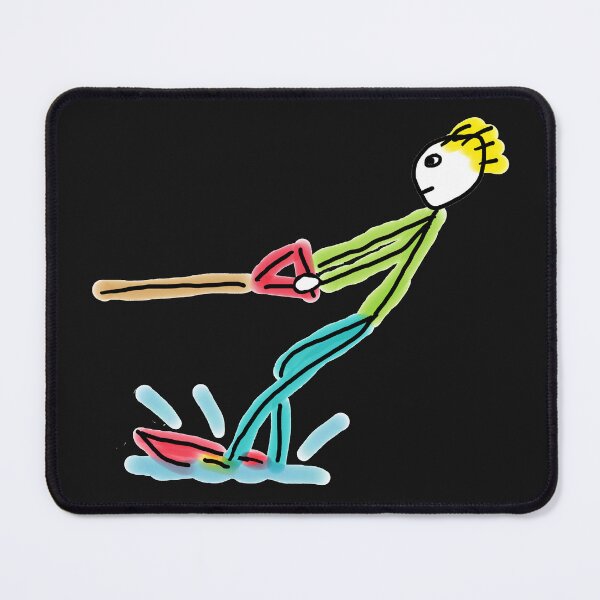 Item preview, Water Skiing Stickman designed and sold by Mark-Ewbie.