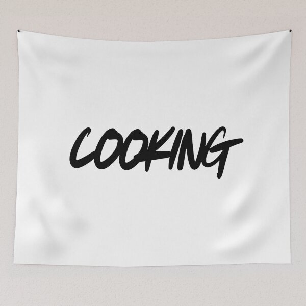 Item preview, motivational ''COOKING'' design designed and sold by Tagd-Threadz.