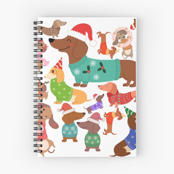 Item preview, Cute Christmas Wieners Explosion! Funky colors designed and sold by MirAgi.