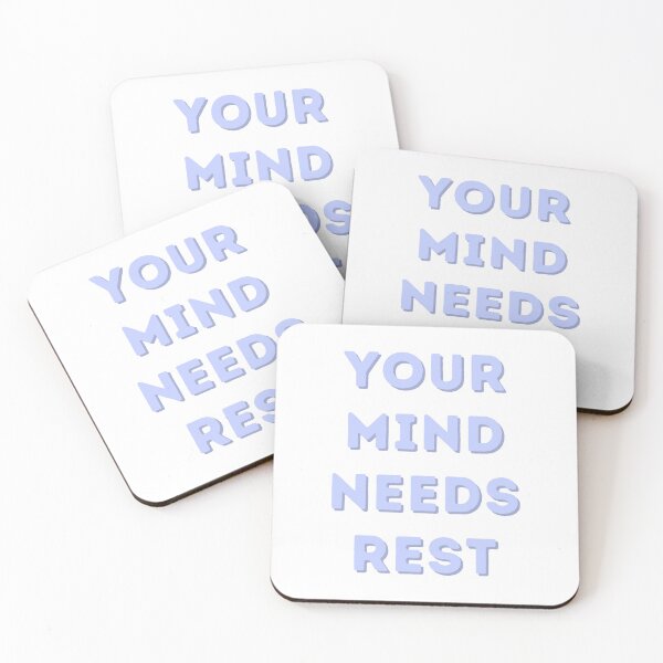 Item preview, Your Mind Needs Rest – Calm Overthinking & Stress Relief Quote designed and sold by designbymahi.