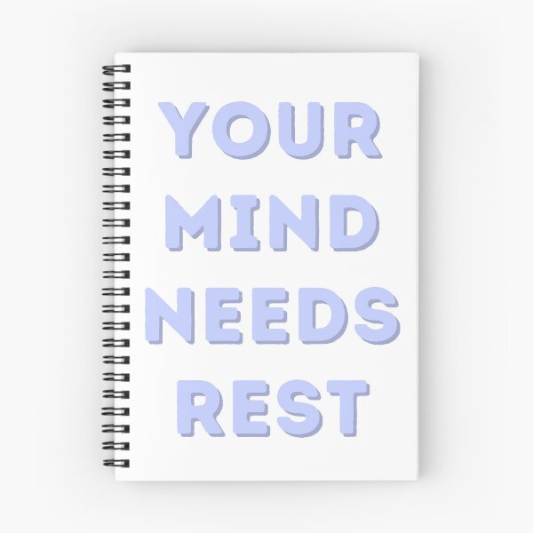 Item preview, Your Mind Needs Rest – Calm Overthinking & Stress Relief Quote designed and sold by designbymahi.