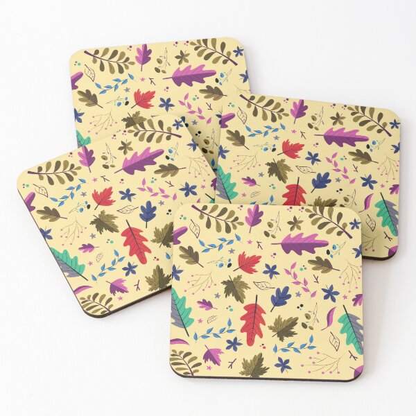 Item preview, Whimsical Autumn Leaves Pattern Design designed and sold by Snout & Shout..