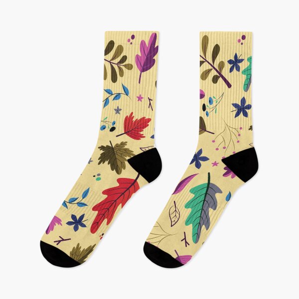 Item preview, Whimsical Autumn Leaves Pattern Design designed and sold by Snout & Shout..