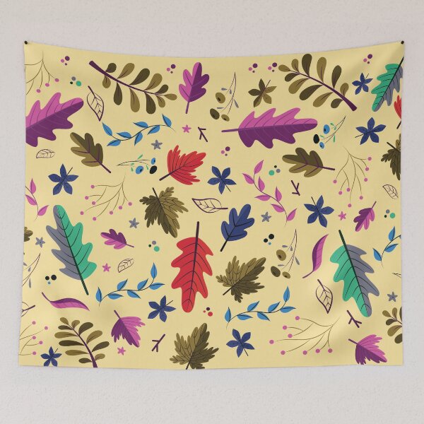 Item preview, Whimsical Autumn Leaves Pattern Design designed and sold by Snout & Shout..