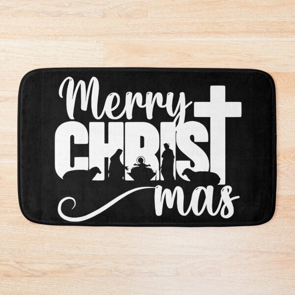 Item preview, Religious Merry Christmas Nativity Scene Silhouette Cross Holiday Faith Christian designed and sold by LakenDraphil.
