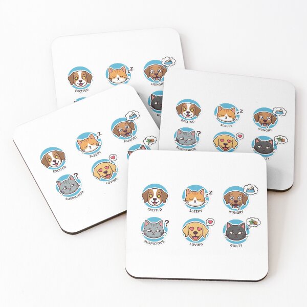 Item preview, Pet Mood Icons Pack (6 tiny faces) designed and sold by Tamer ⭐⭐⭐⭐⭐.