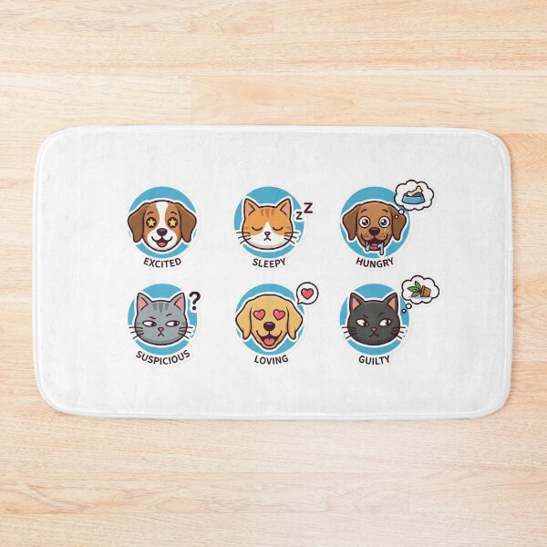 Item preview, Pet Mood Icons Pack (6 tiny faces) designed and sold by Tamer ⭐⭐⭐⭐⭐.