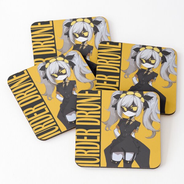Item preview, Murder Drones Anime Robot Girl Illustration With Yellow Cyberpunk Sci Fi Style designed and sold by bullnizomona.